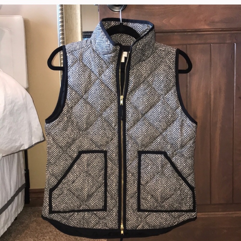J. Crew Herringbone Vest